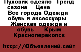 Пуховик-одеяло. Тренд сезона. › Цена ­ 3 900 - Все города Одежда, обувь и аксессуары » Женская одежда и обувь   . Крым,Красноперекопск